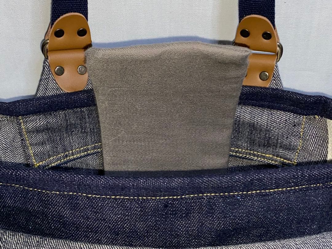 セール☆岡山デニム☆バンクシー☆ステンシル☆リュック対応☆4wayあおりバッグ