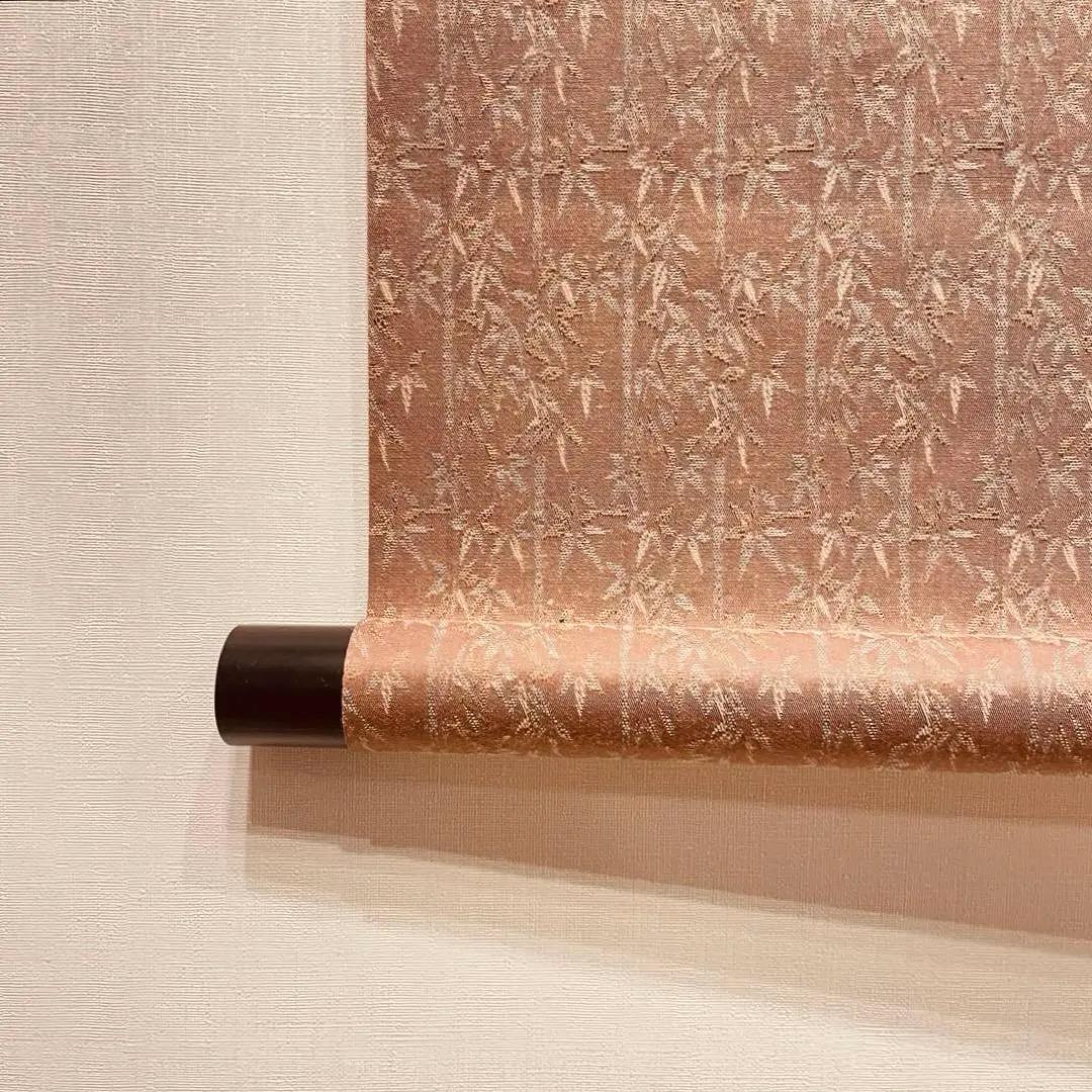 2732 富岡鉄斎 「富貴画賛」 絹本 日本画 掛軸 工芸印刷