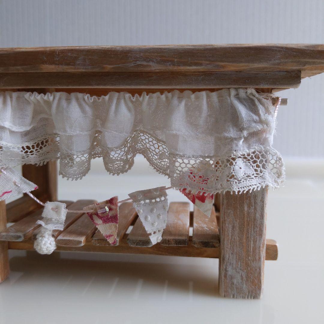 人気作家様　ドール家具　テーブル　ぬいぐるみ