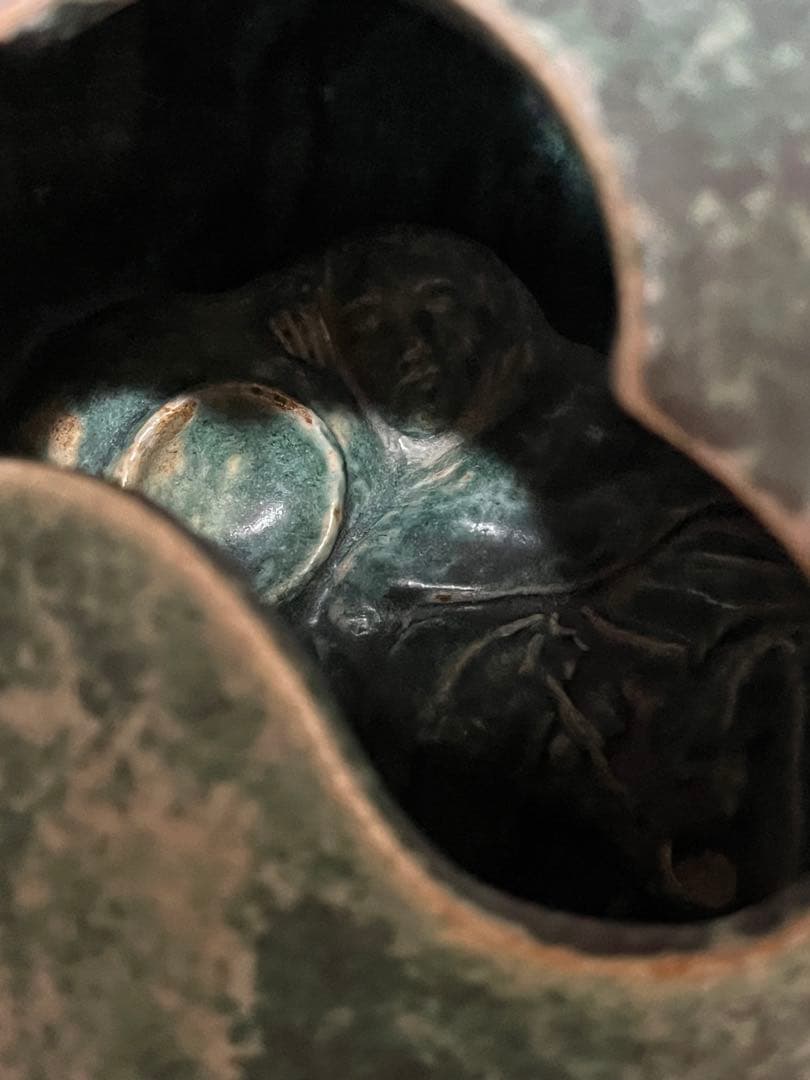 肥前　利左エ門　楓橋夜泊壺