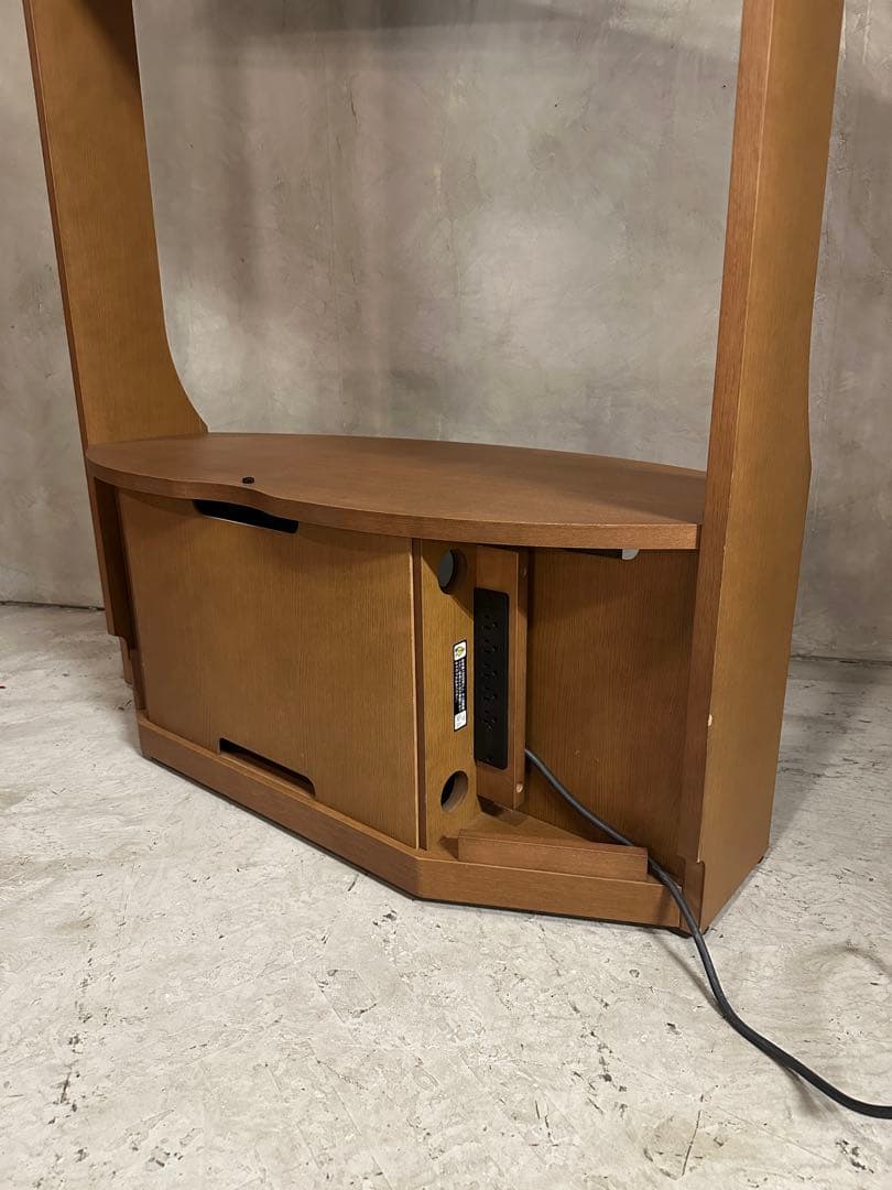 【東京都内23区配送無】カリモク　テレビボード　棚　45インチ　飾り棚　サイド