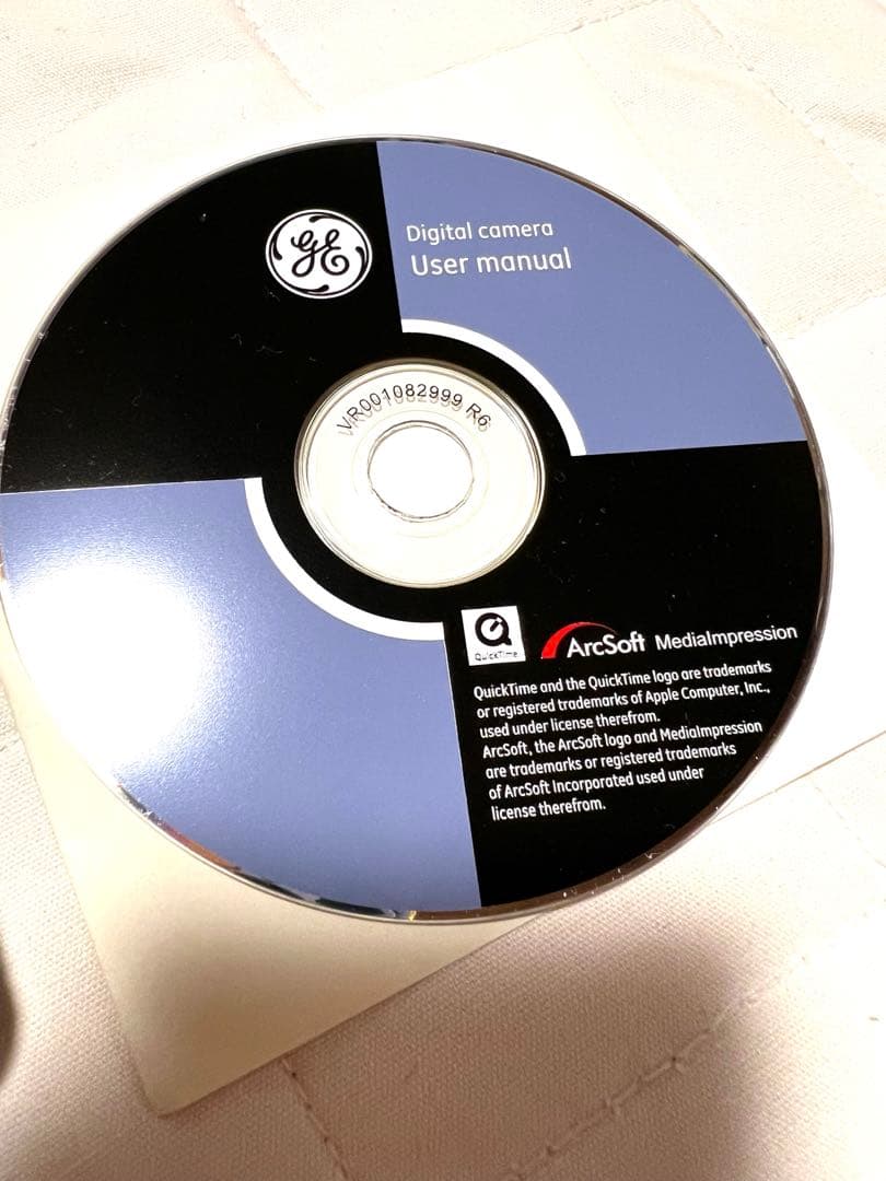 完動品 GE DV1 デジタルHDビデオカメラ ブルー 防水 動作確認済み SD