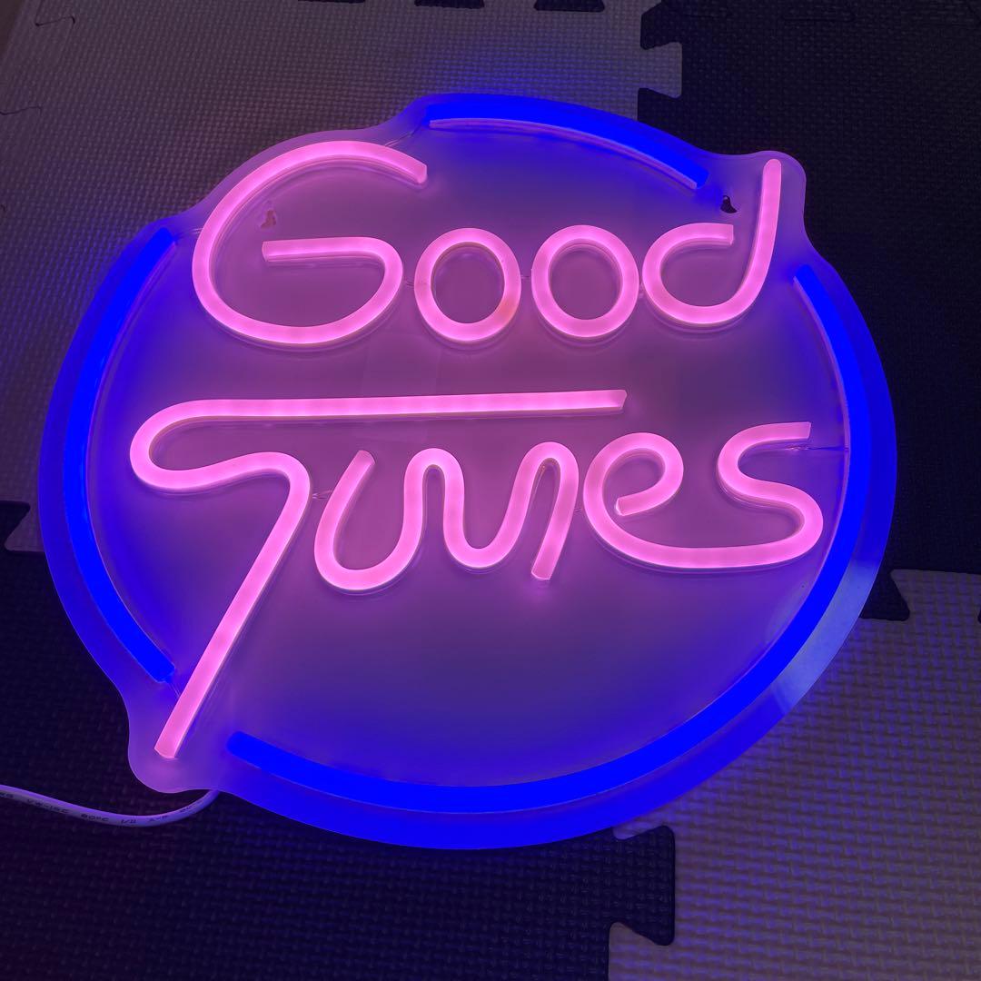 LEDネオンサイン 壁灯 LEDナイトライト GoodTimes パーティー