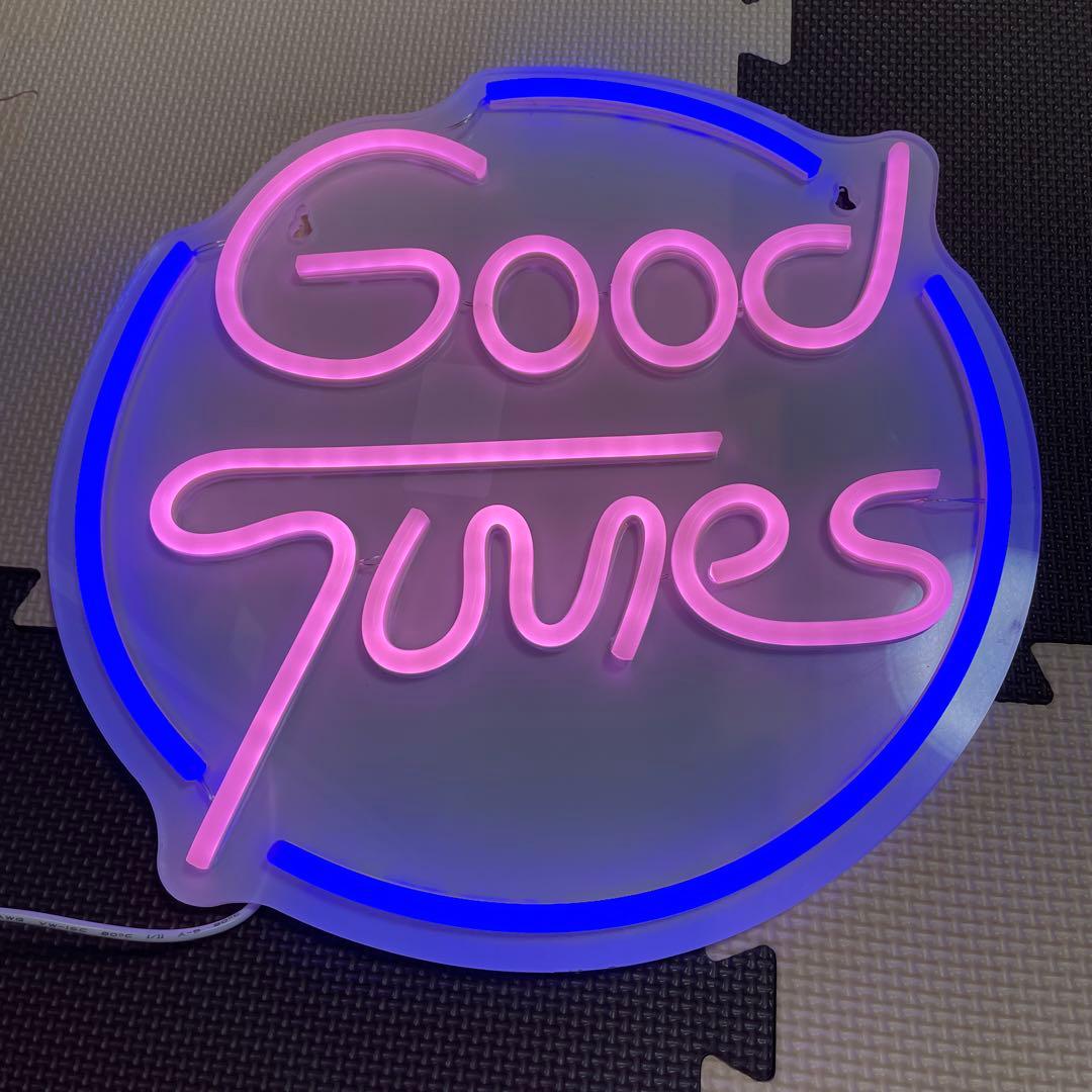 LEDネオンサイン 壁灯 LEDナイトライト GoodTimes パーティー