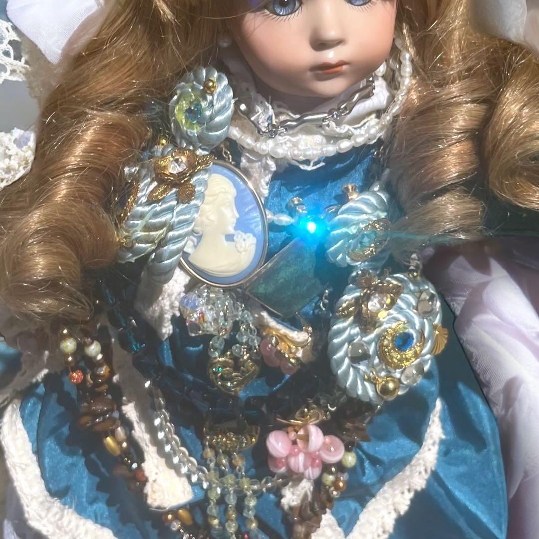 kimiko_t ビスクドール アルベール マルク ブルー ドレス リプロ