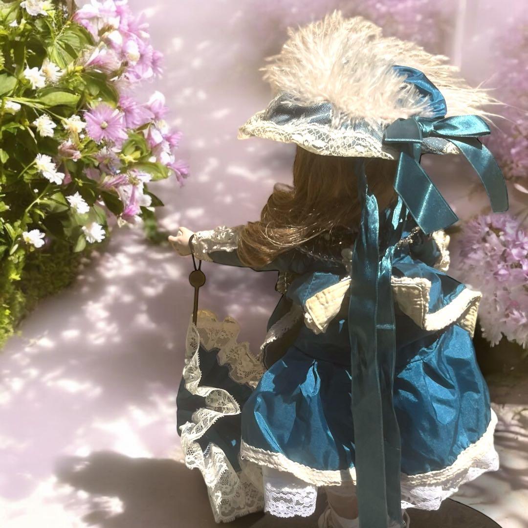 kimiko_t ビスクドール アルベール マルク ブルー ドレス リプロ