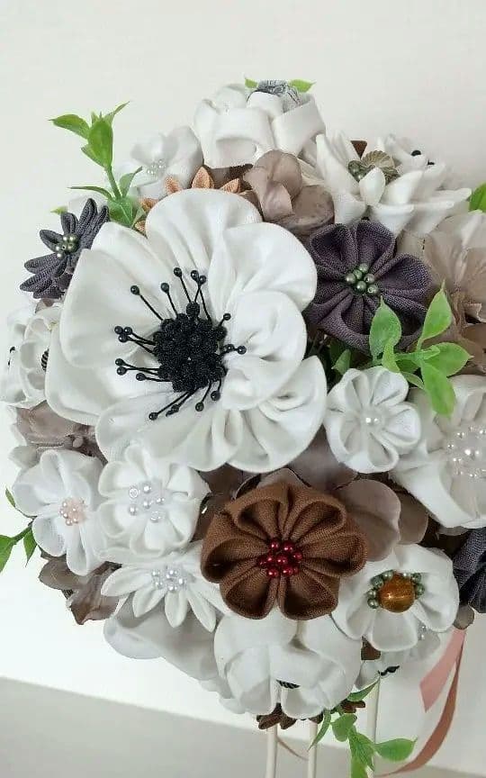 ❁アネモネWhiteブーケ＆ブートニア❁