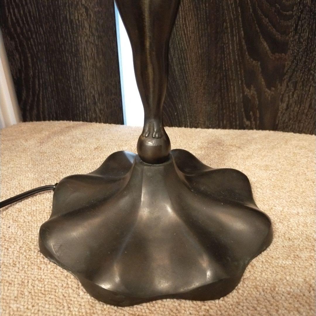 586 ステンドグラス球型フロアスタンド