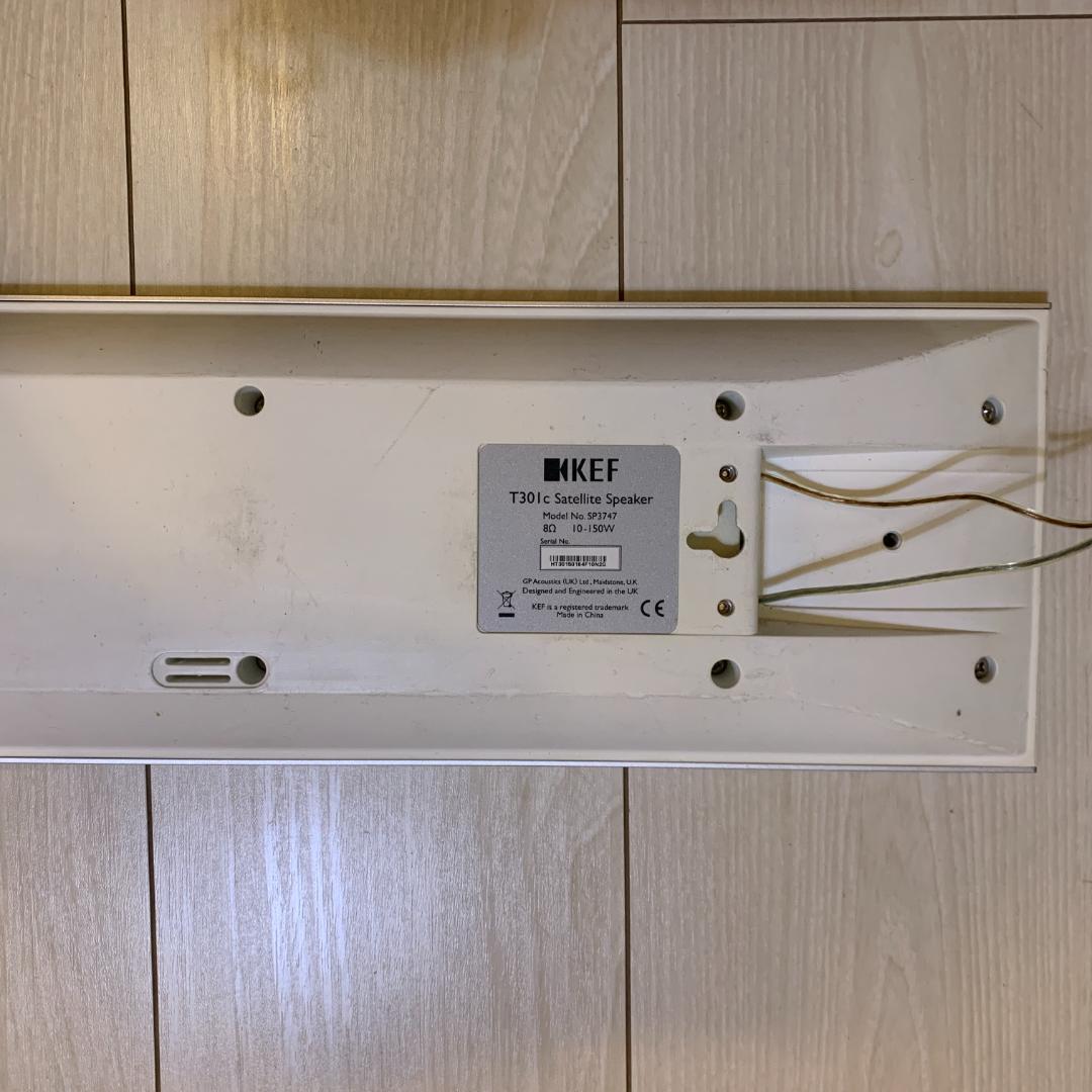 KEF T301c Satellite Speakers 薄型センタースピーカー