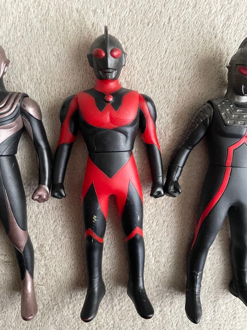 ウルトラマンフィギュア 3体セット ウルトラダーク、セブンダーク、ティガダーク