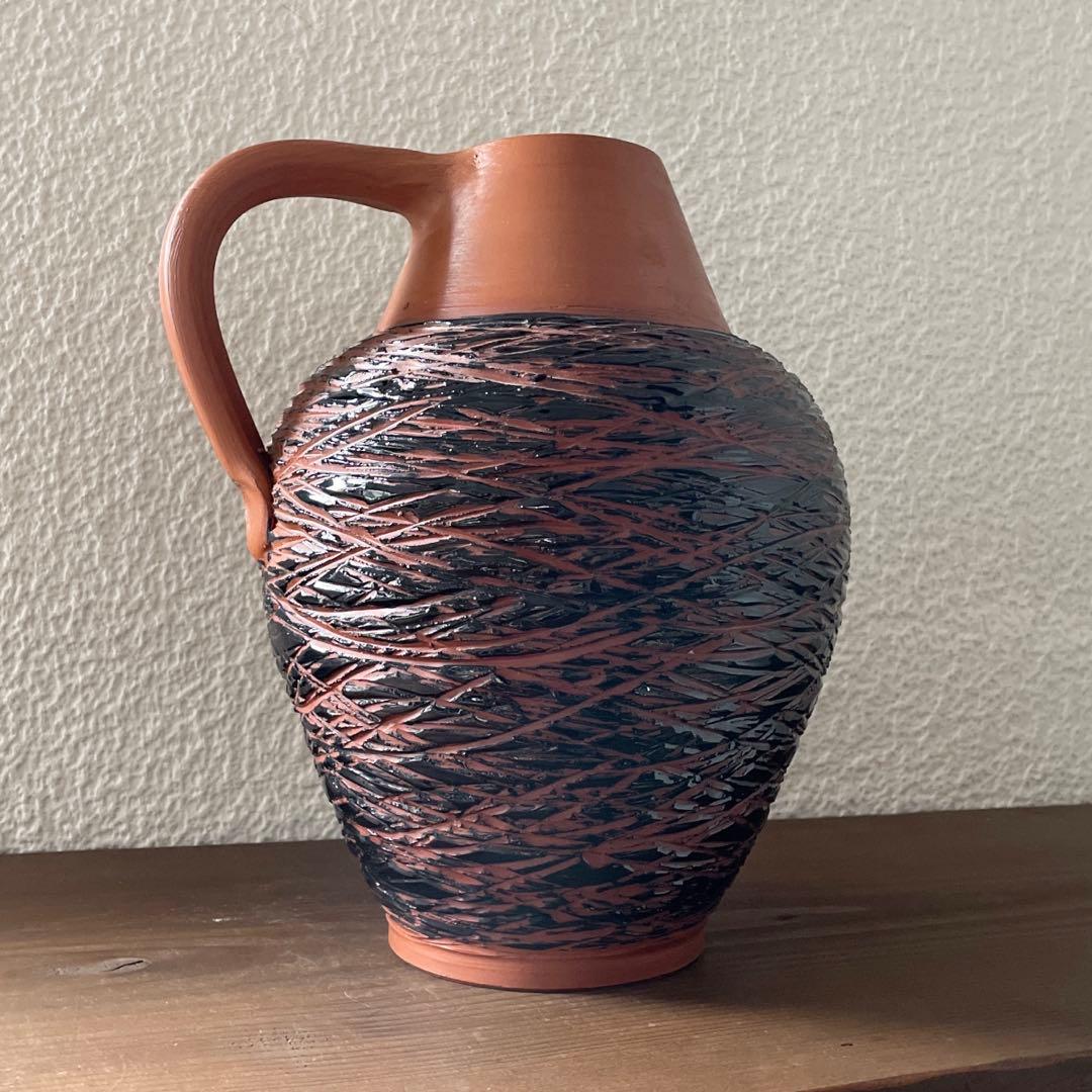 ヴィンテージ花器 ドイツ花瓶 30cm 大きめフラワーベース