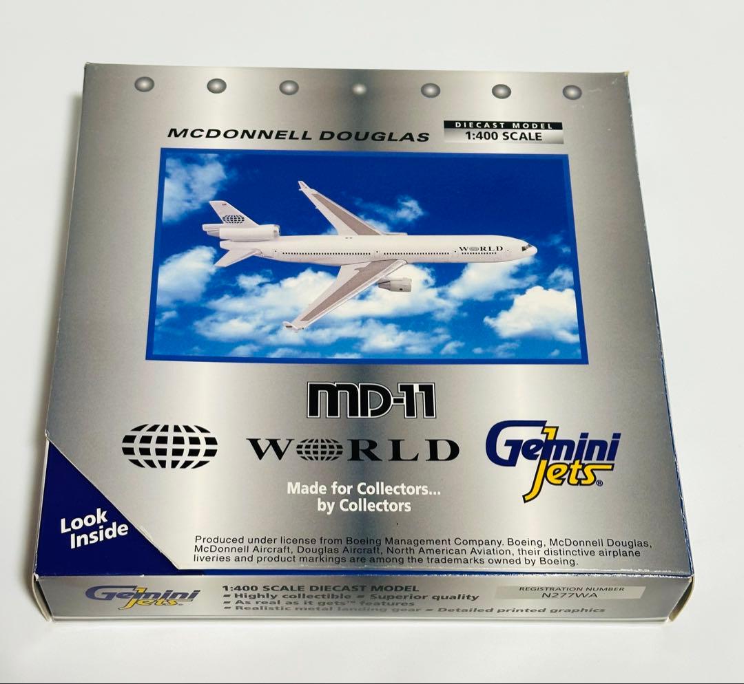 Gemini 1/400 MD-11 ワールド航空(World Airways)