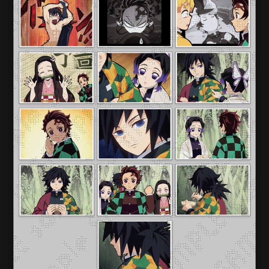 新品未開封/匿名配送/鬼滅の刃 予告場面写ブロマイドセット