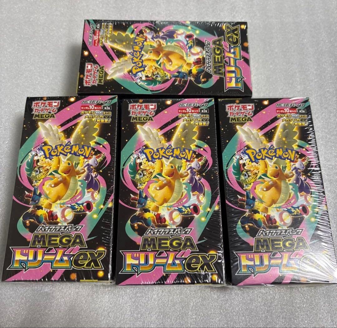 ポケモンカードゲーム Pokemon Card Game MEGA Dream ex 4 BOX