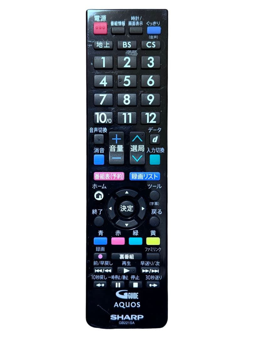 《良品》シャープ AQUOS 22V型 LC-22K40 2017年製 ⑥