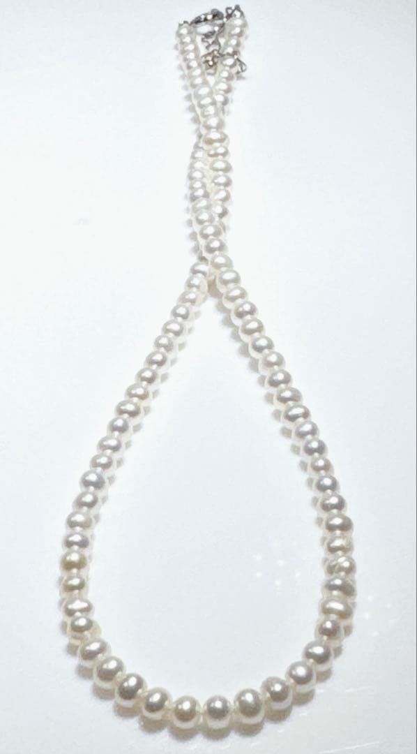 淡水パールネックレスNO25-.2287