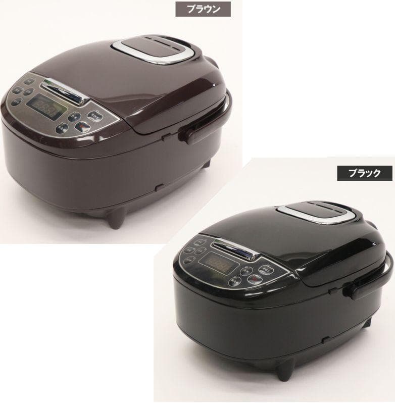 マイコン炊飯ジャー 5合炊きブラウン マイコン式 一人暮らし 炊飯ジャー 5合