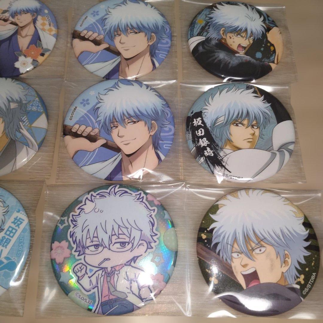 銀魂 坂田銀時 缶バッジ 12個セット