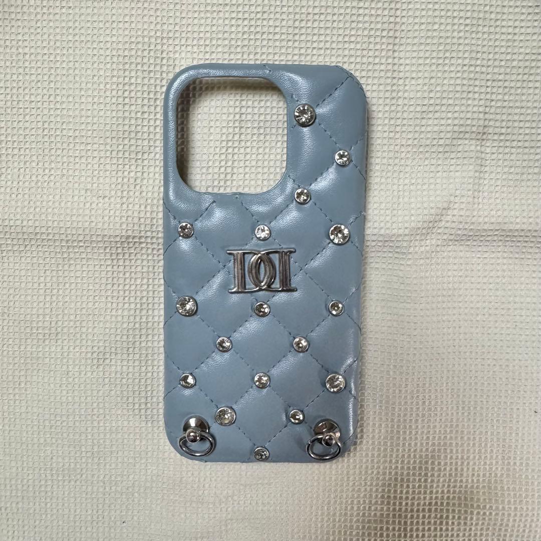 Darich キルティングビジューiPhone15proケース