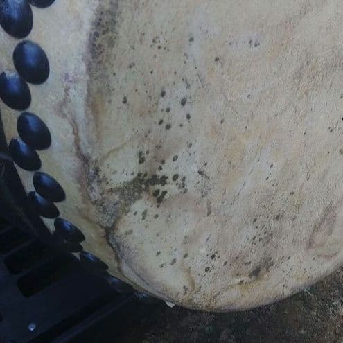 和太鼓　龍　彫刻　大型　直径約60cm　大太鼓