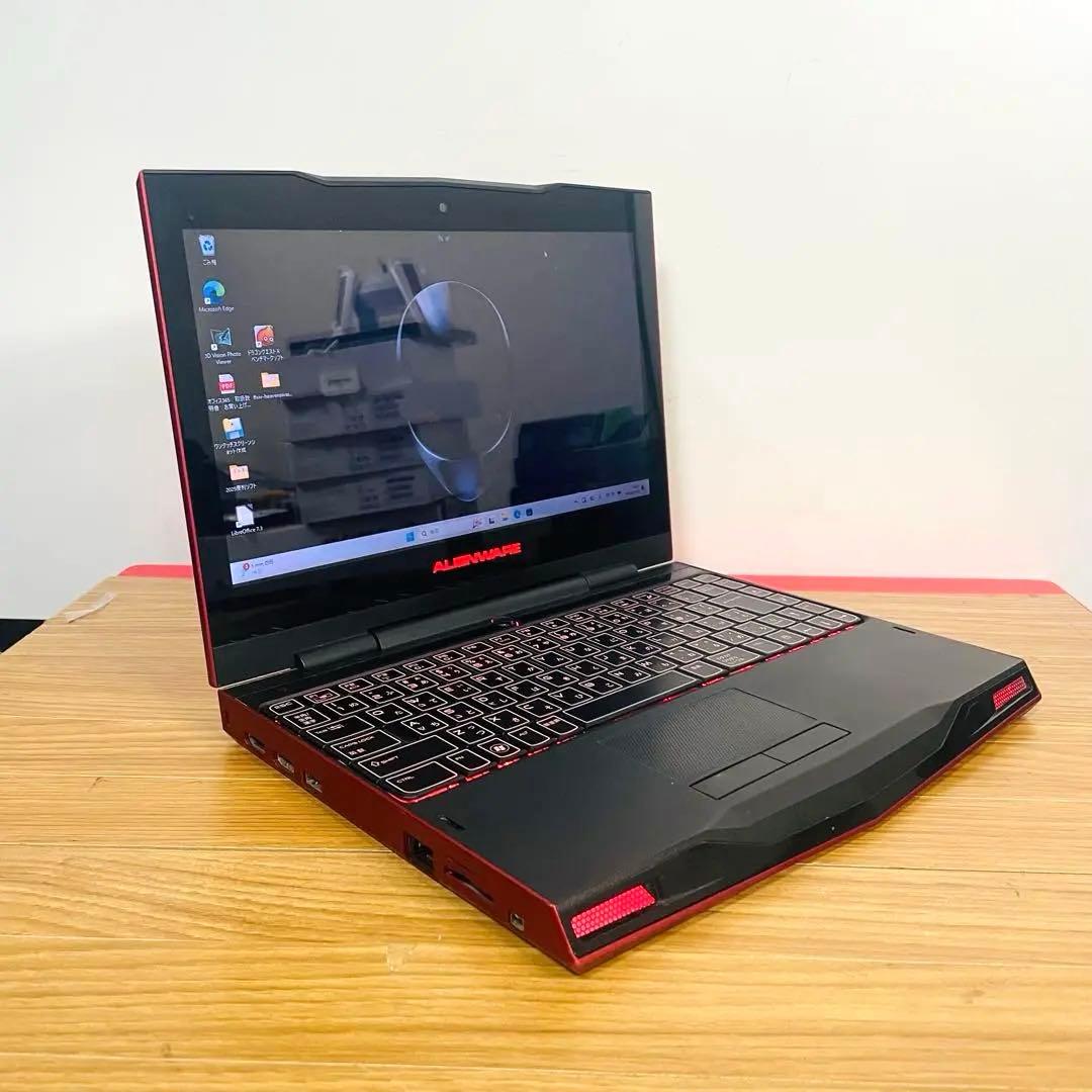 希少ゲーミングモバイルAlienwareエイリアンウェア★i7 SSDメモリ8G