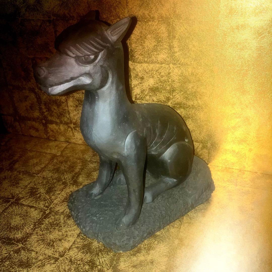 【特級呪物】神獣　悪霊退散の狛犬　家内安全　厄祓い　魔除け　縁起物　ご利益　除霊