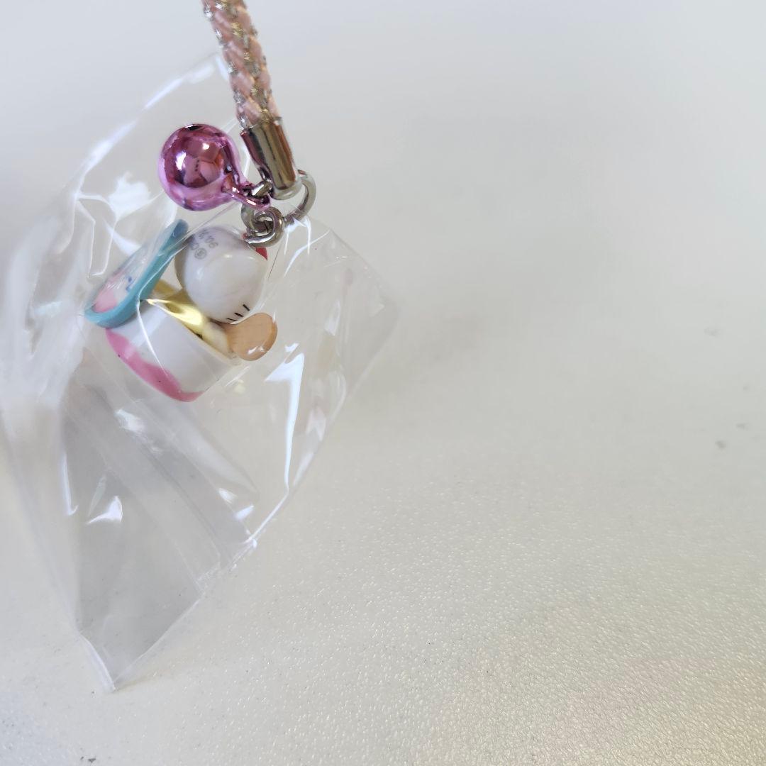 希少 レア ハローキティ アイスクリーム 根付け ストラップ 2006年 平成