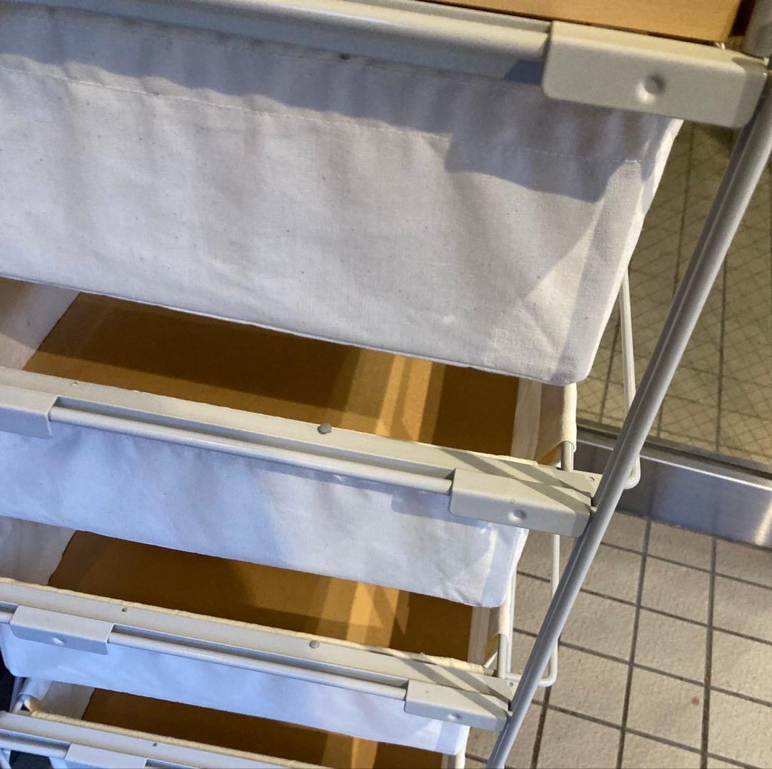 無印良品　 スチール　収納　引き出し　MUJI 帆布 ユニットシェルフ