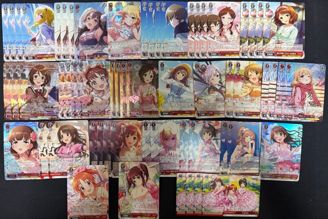 ヴァイスシュヴァルツ　アイドルマスター　シンデレラガールズ　デッキ　パーツ付き