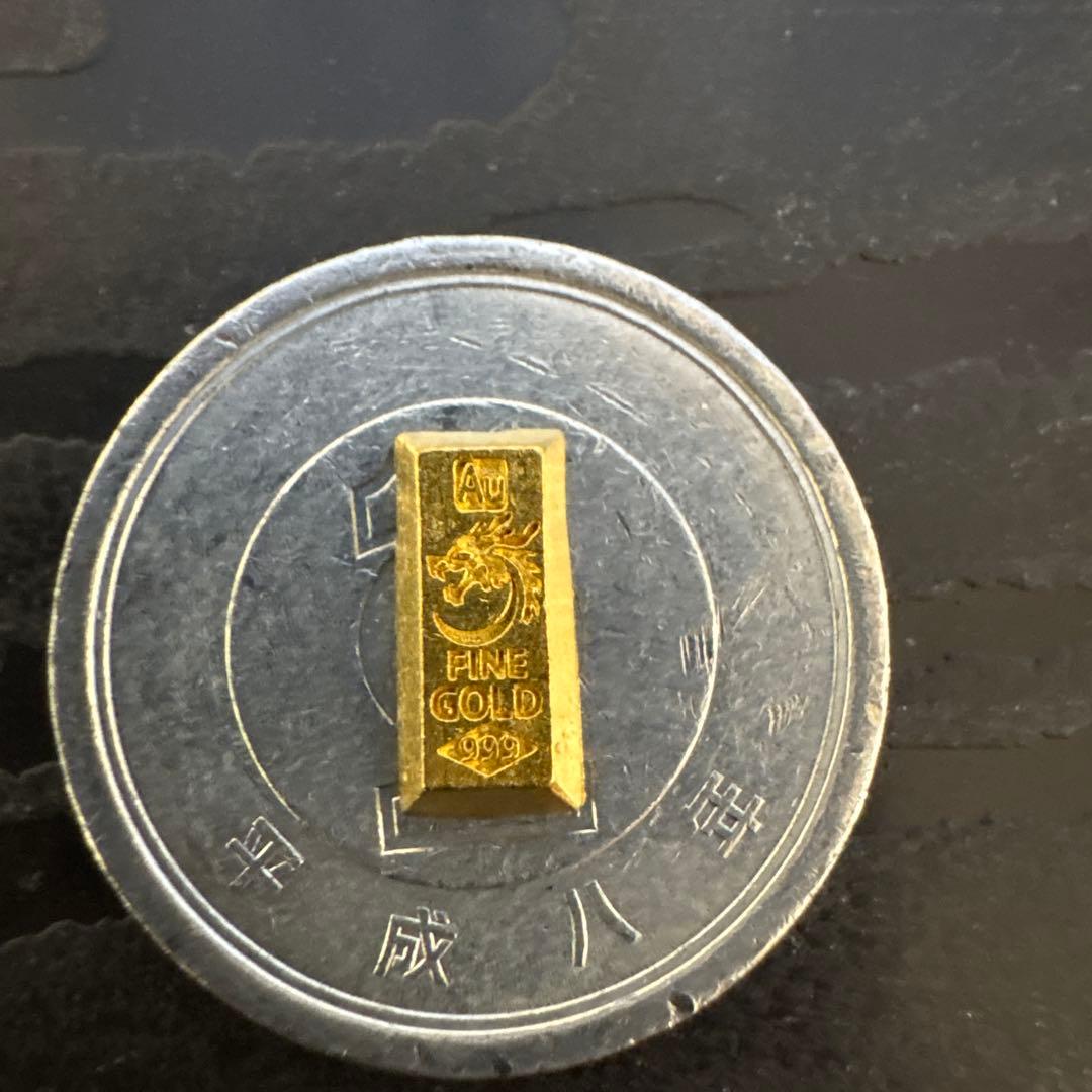 99.9純度 小型FINE GOLD24k刻印