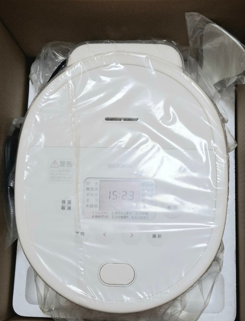 アイリスオーヤマ　ジャー炊飯器　5.5合　マイコン式　お手入れ簡単　エコモード
