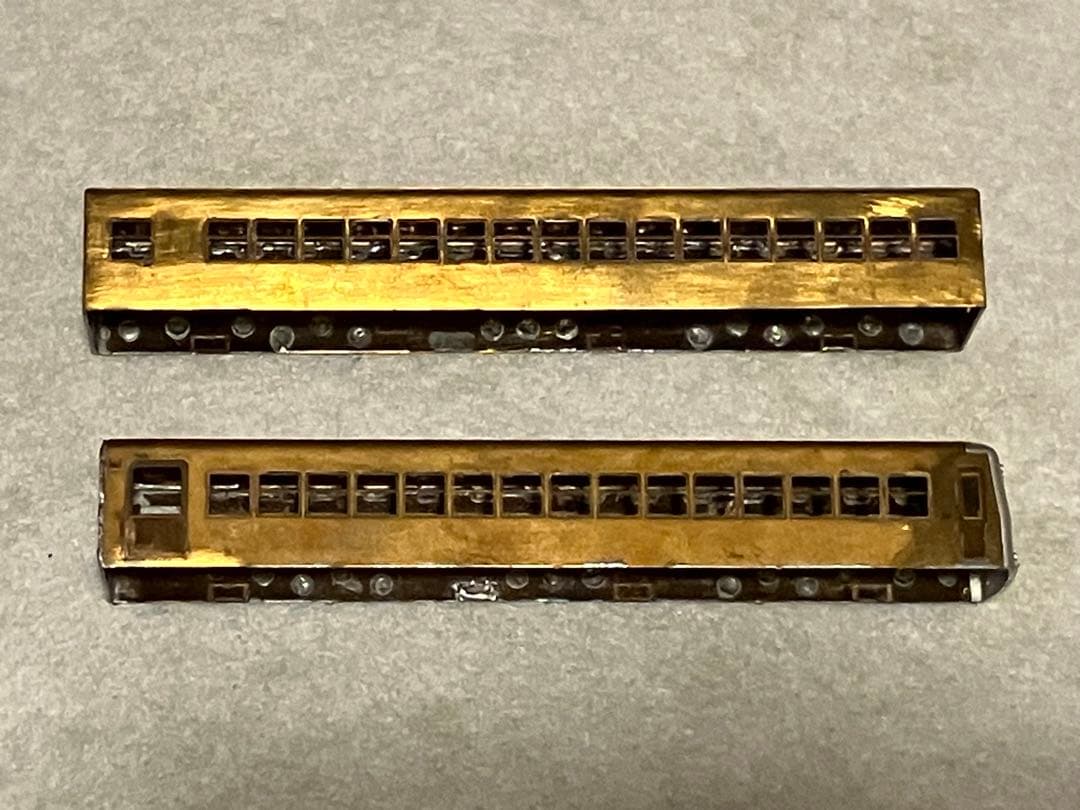 Nゲージ kitcheN キッチン 金時2300特急4連　真鍮キット仕掛品