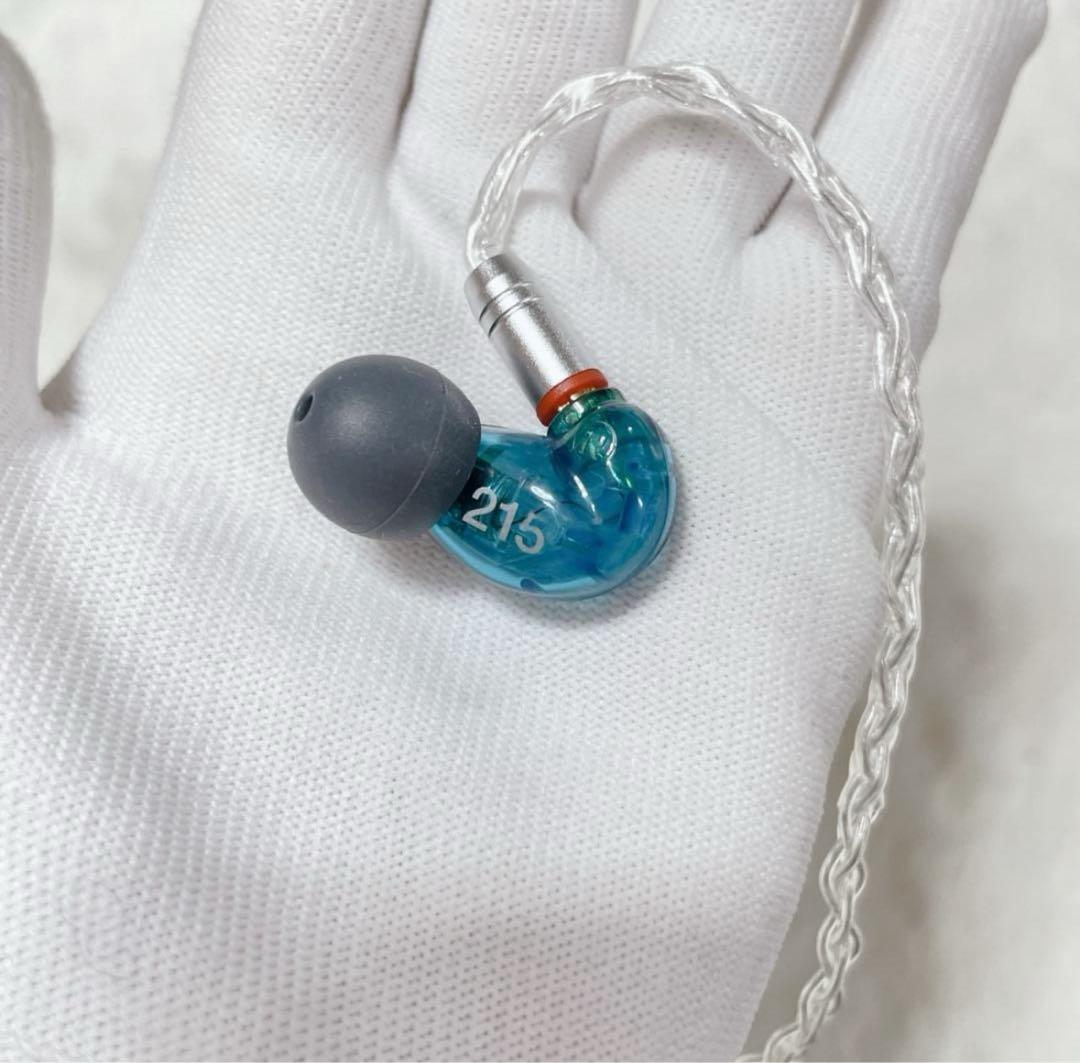 SHURE SE215 有線ケーブル　ワイヤレスケーブル　ケース付き
