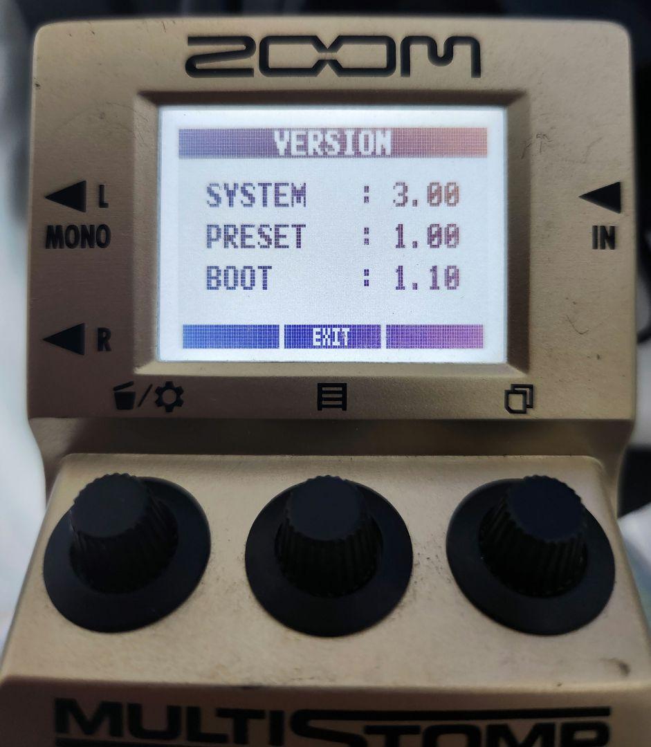 エフェクター ZOOM MS-50G GOLD