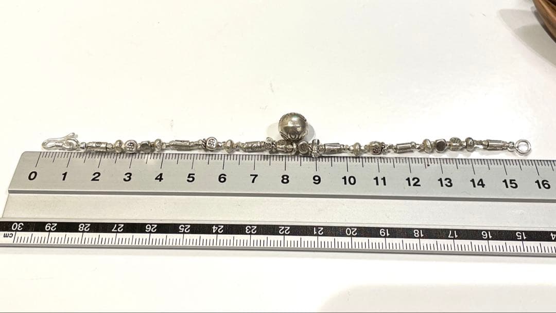 ▫️ご依頼品▫️ 鈴チャームが可愛い　カレンシルバー　ブレスレット