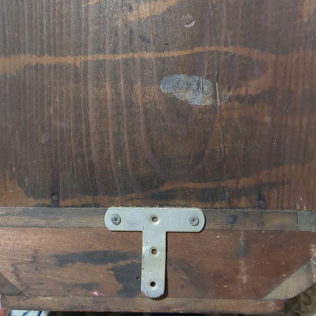 明治時計　振り子時計　昭和レトロ柱時計古時計!