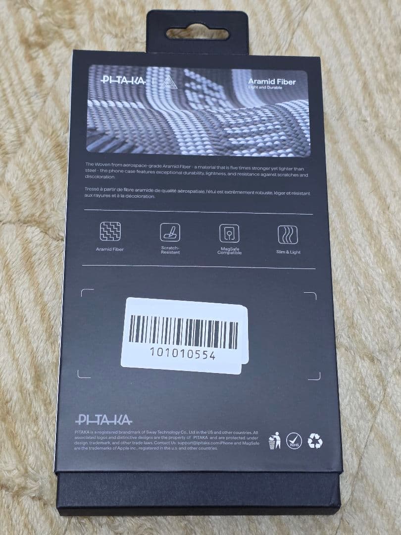 新品未使用【Pitaka×Re-TROS】iPhone16 Pro MAXケース