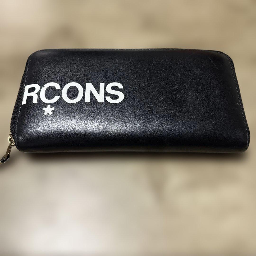 COMME des GARCONS レザー 長財布 ウォレット ブラック