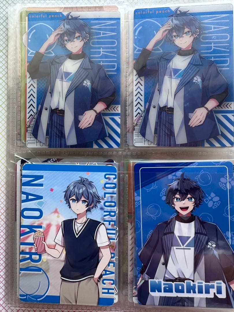 Colorful Peach コレクションファイルとカードセット　各種60枚入り