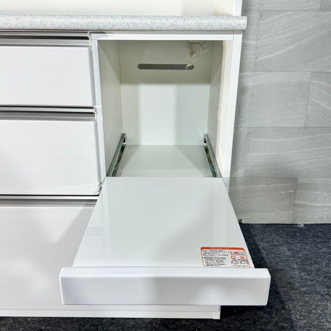 ニトリ 食器棚 アルミナ2 キッチンボード 幅120cm おしゃれ d5407