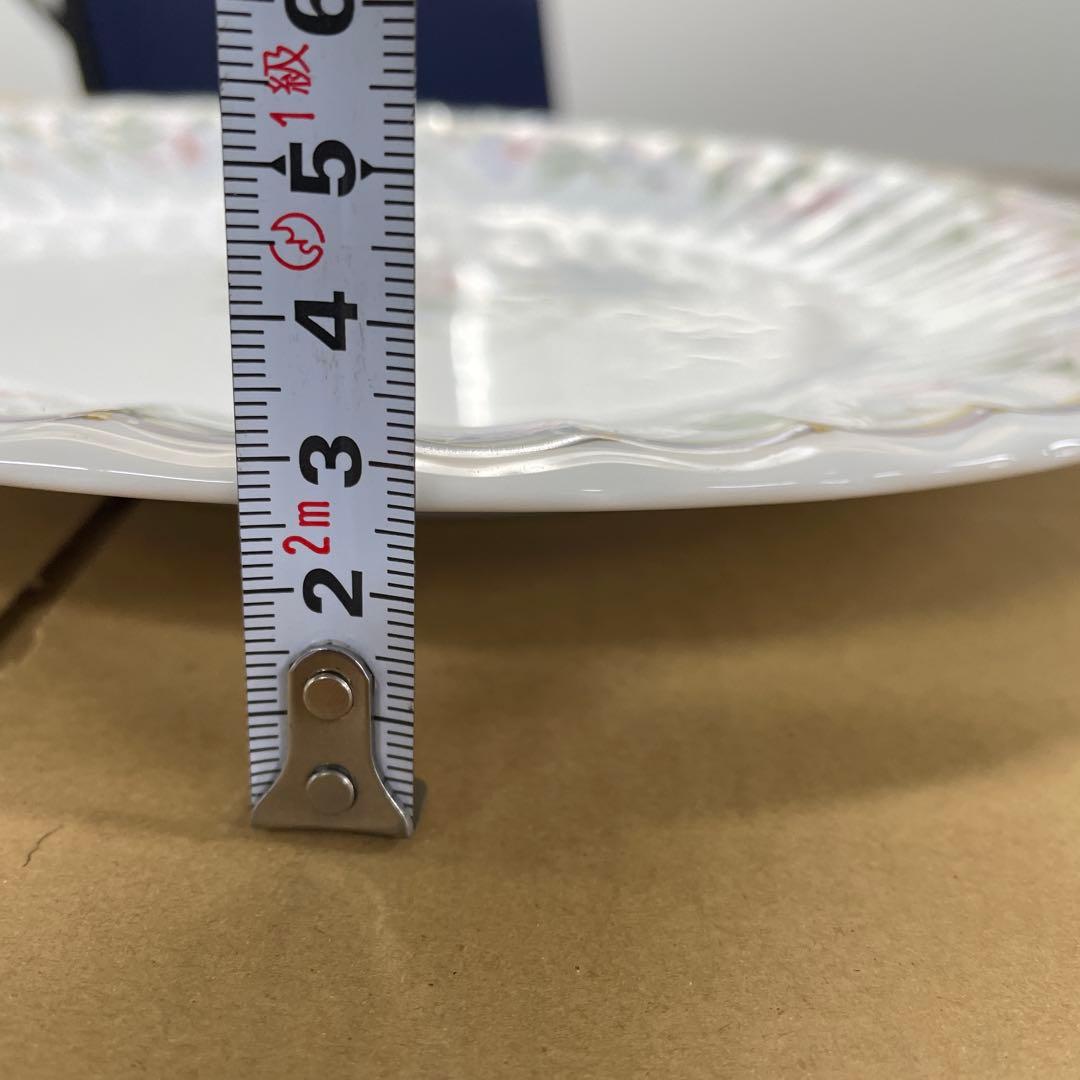 NARUMI 花柄プレート 大皿　花柄陶磁器食器セット 7点　-56