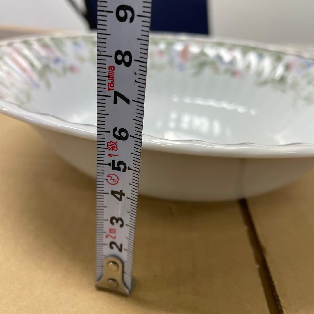 NARUMI 花柄プレート 大皿　花柄陶磁器食器セット 7点　-56