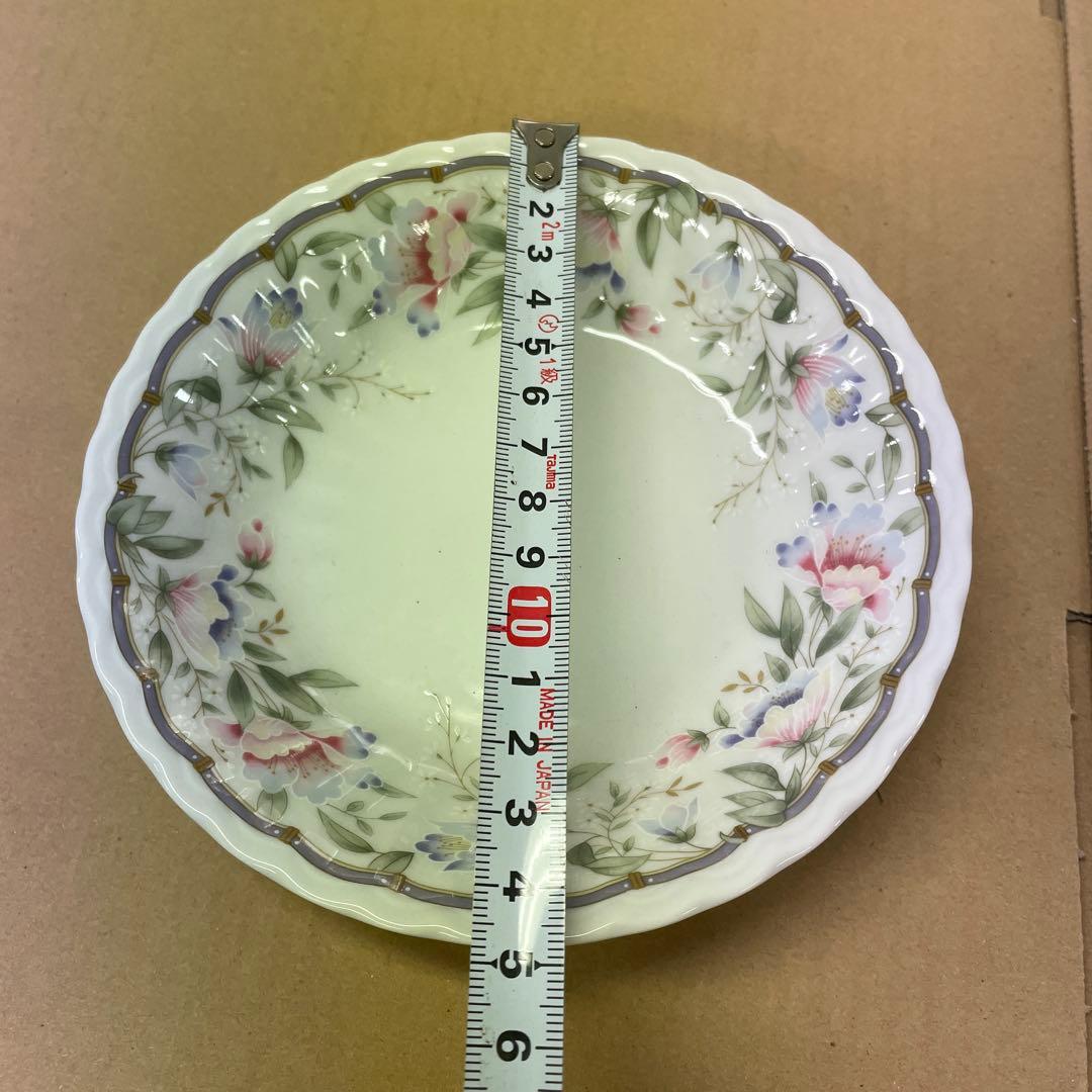 NARUMI 花柄プレート 大皿　花柄陶磁器食器セット 7点　-56