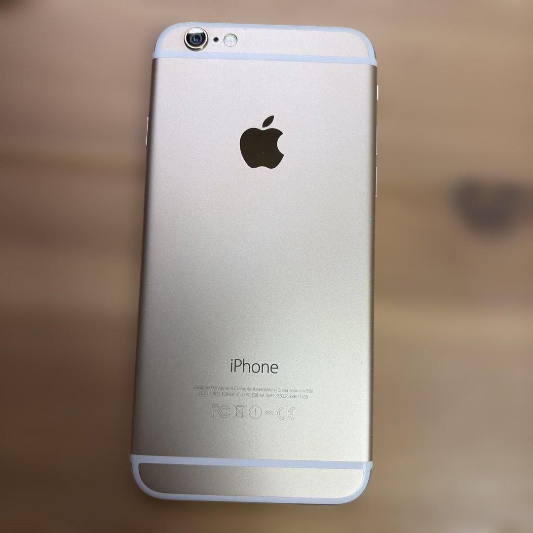 iPhone6 64GB ゴールド　MG4J2J/A バッテリー91%