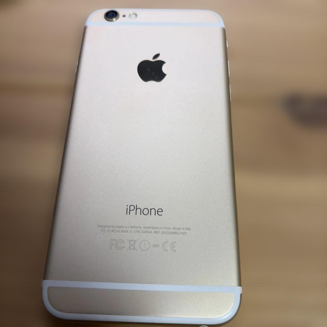 iPhone6 64GB ゴールド　MG4J2J/A バッテリー91%