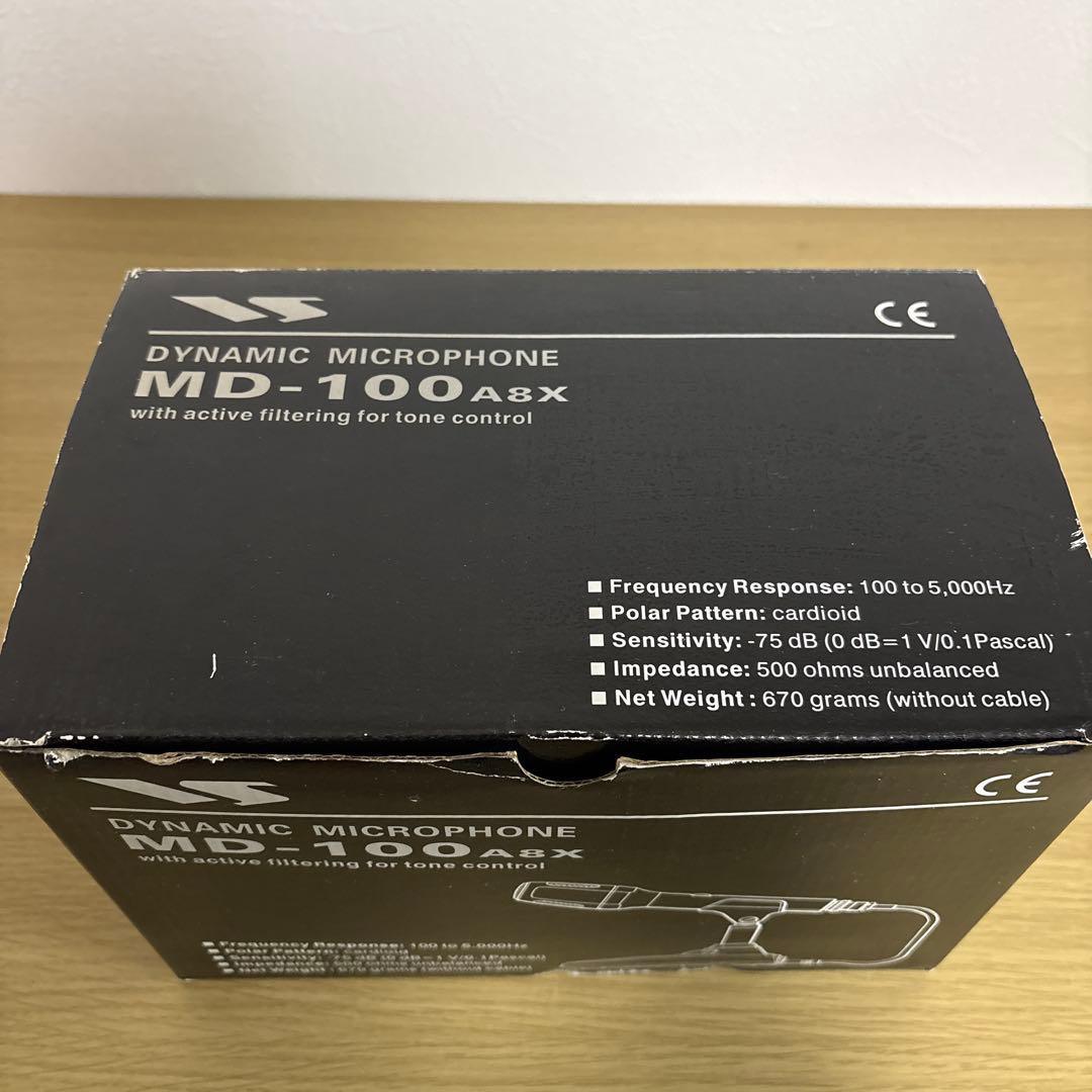 【未使用品】 YAESU MD-100A8X 八重洲無線 ダイナミックマイク