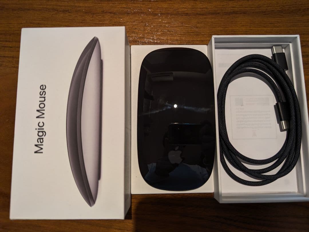 Apple Magic Mouse ブラック2024 Multi-Touch対応