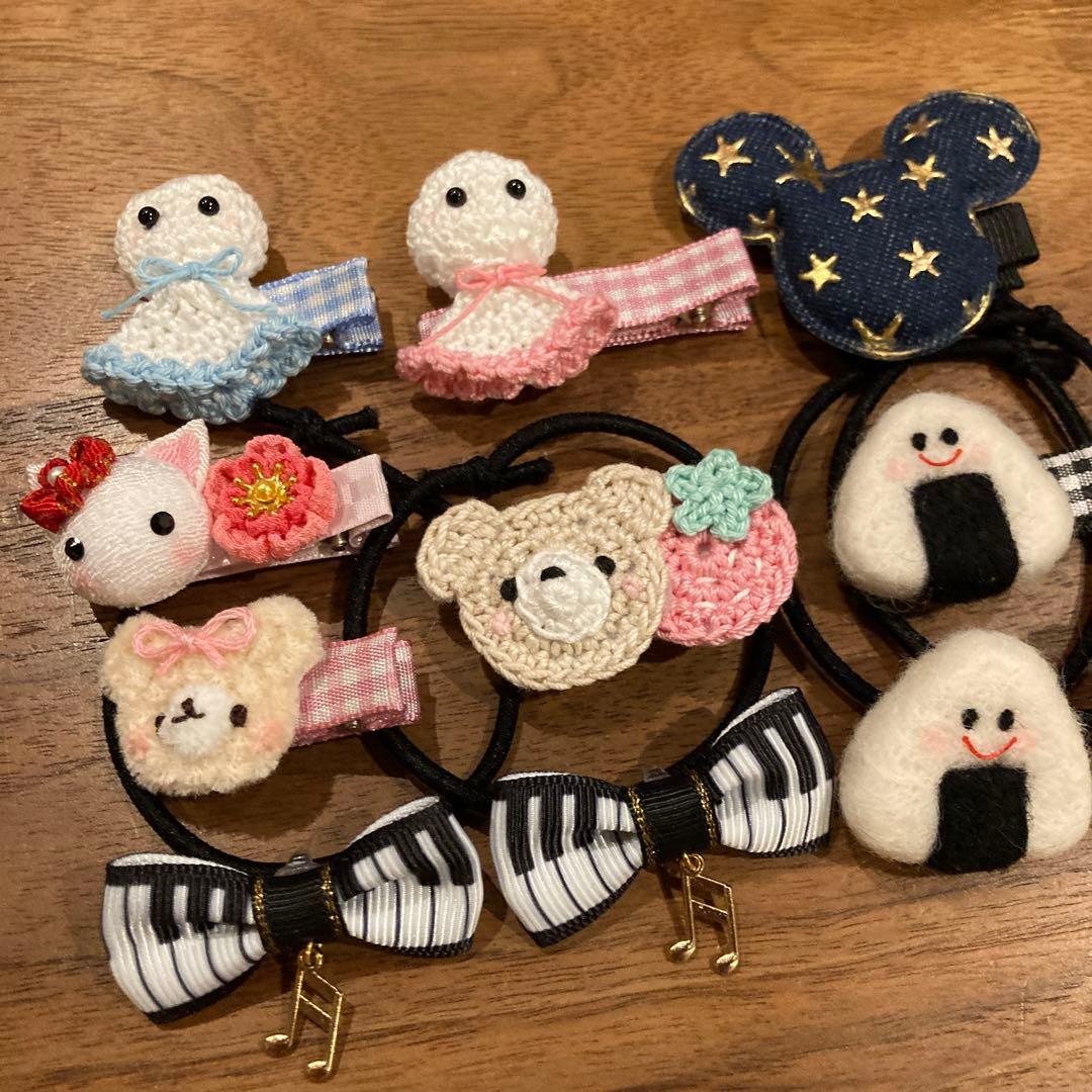 HIMA様ご確認用☆ベビーヘアクリップ　ヘアゴム