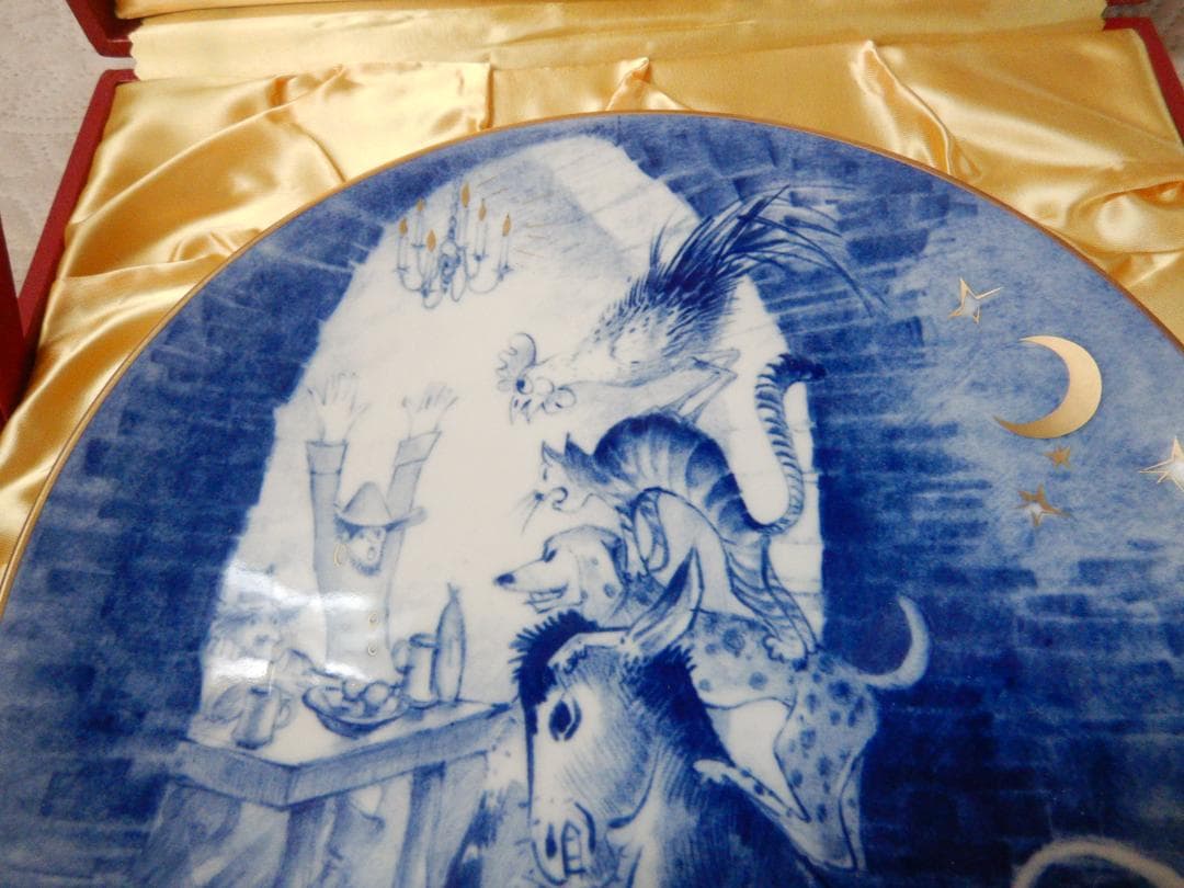 マイセン　Meissen 1991年　 イヤープレート 　 陶器 飾り皿