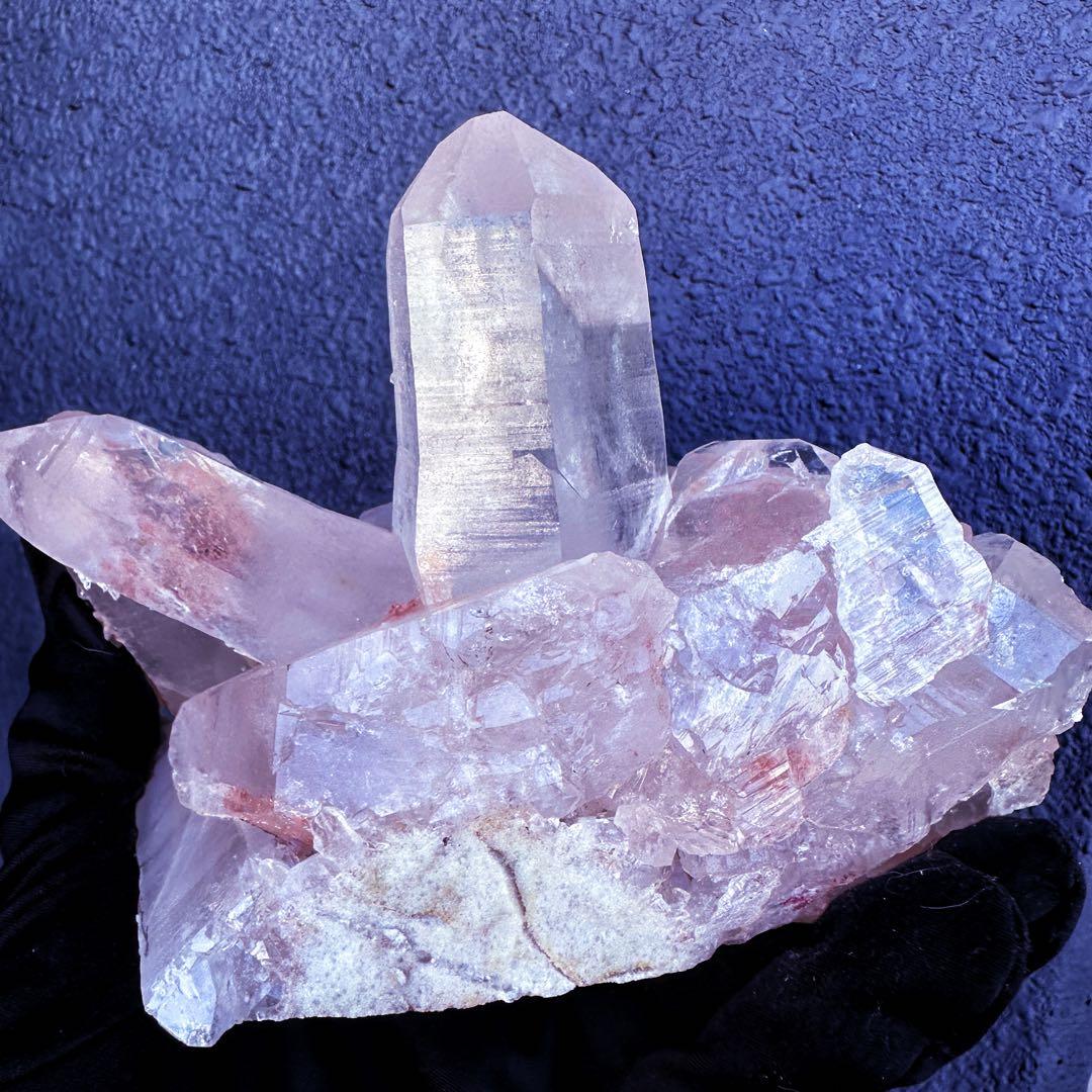 希少❗️超綺麗♡レインボー☆超強いパワー ヒマラヤ水晶 クラスター天然石A1454